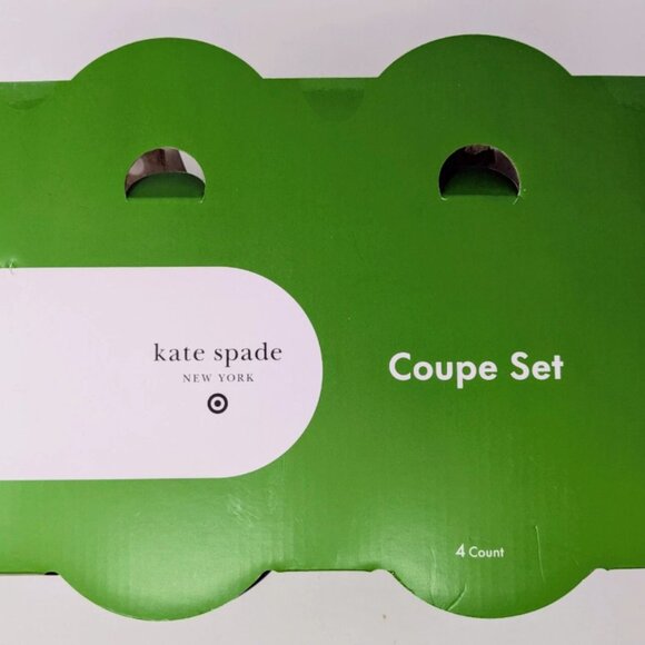 kate spade Other - Kate Spade X Target 8.11oz 4pc Polka Dot Acrylic Coupe Drinkware Set NWT